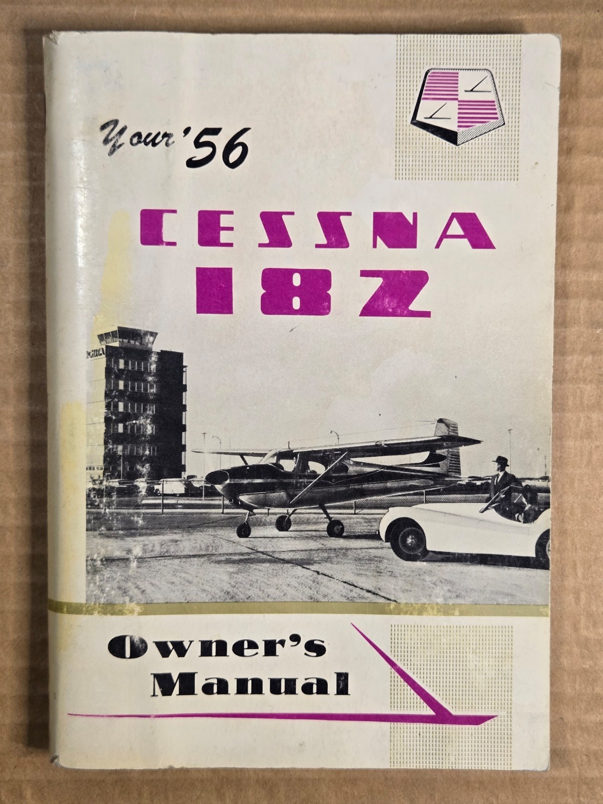 CESSNA 182 Airplane Aircraft Owner's Manual 1956  -  Good Condition