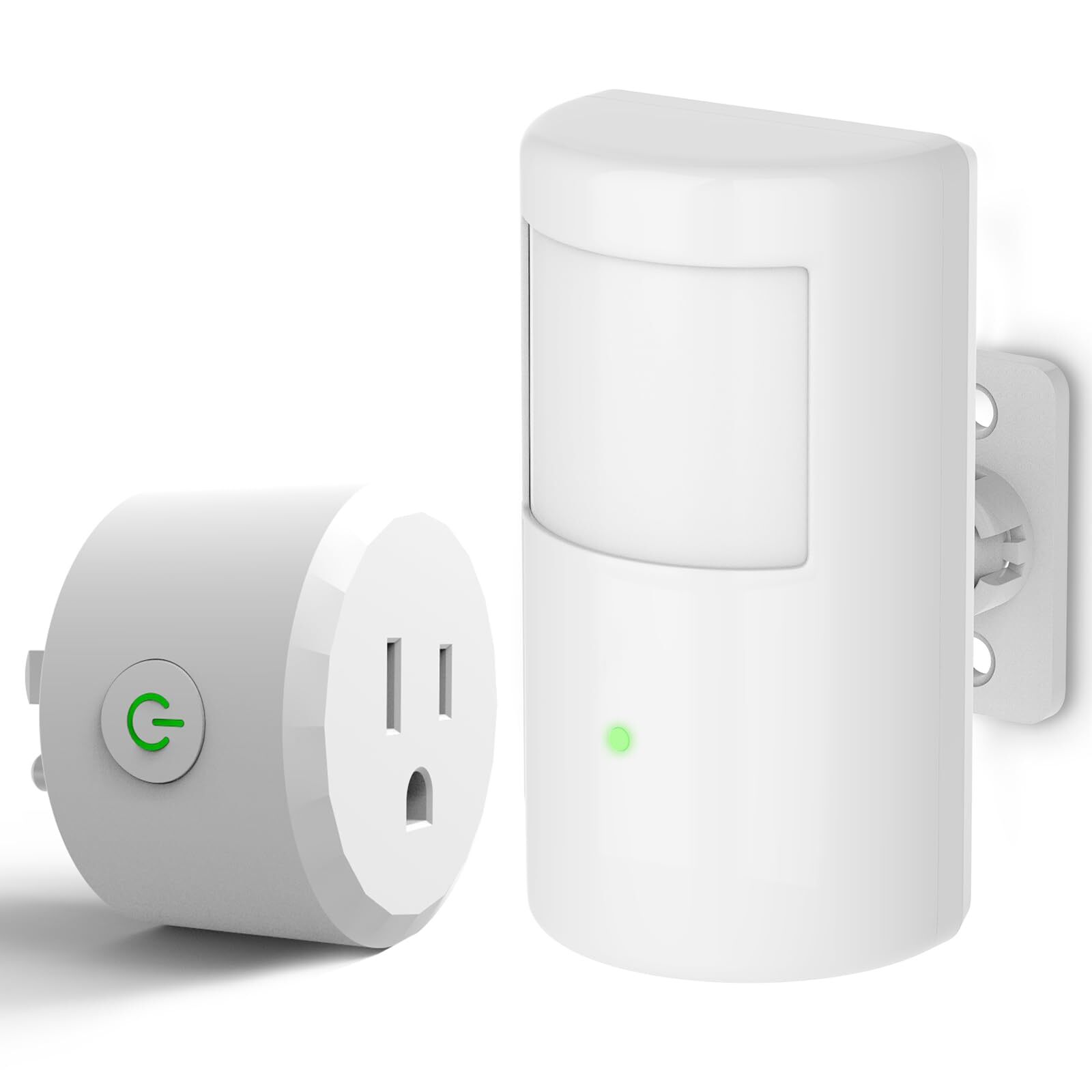 Motion Sensor Switch with Outlet PIR Wireless Motion Sensor Plug with Light S...