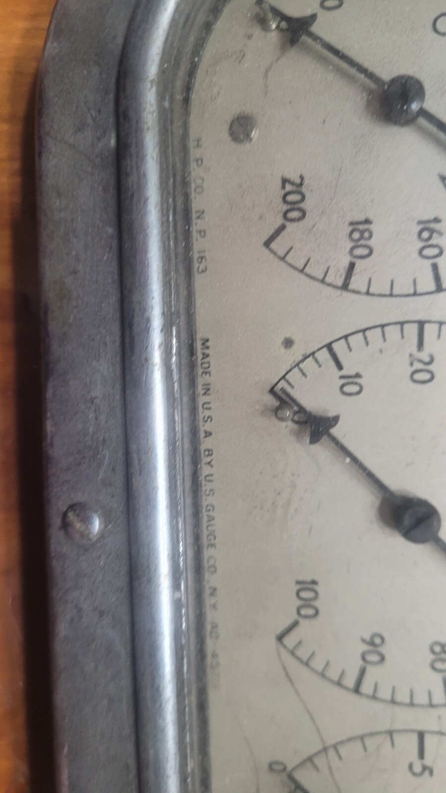 Antique Gauge U.S. Gauge CO. NY