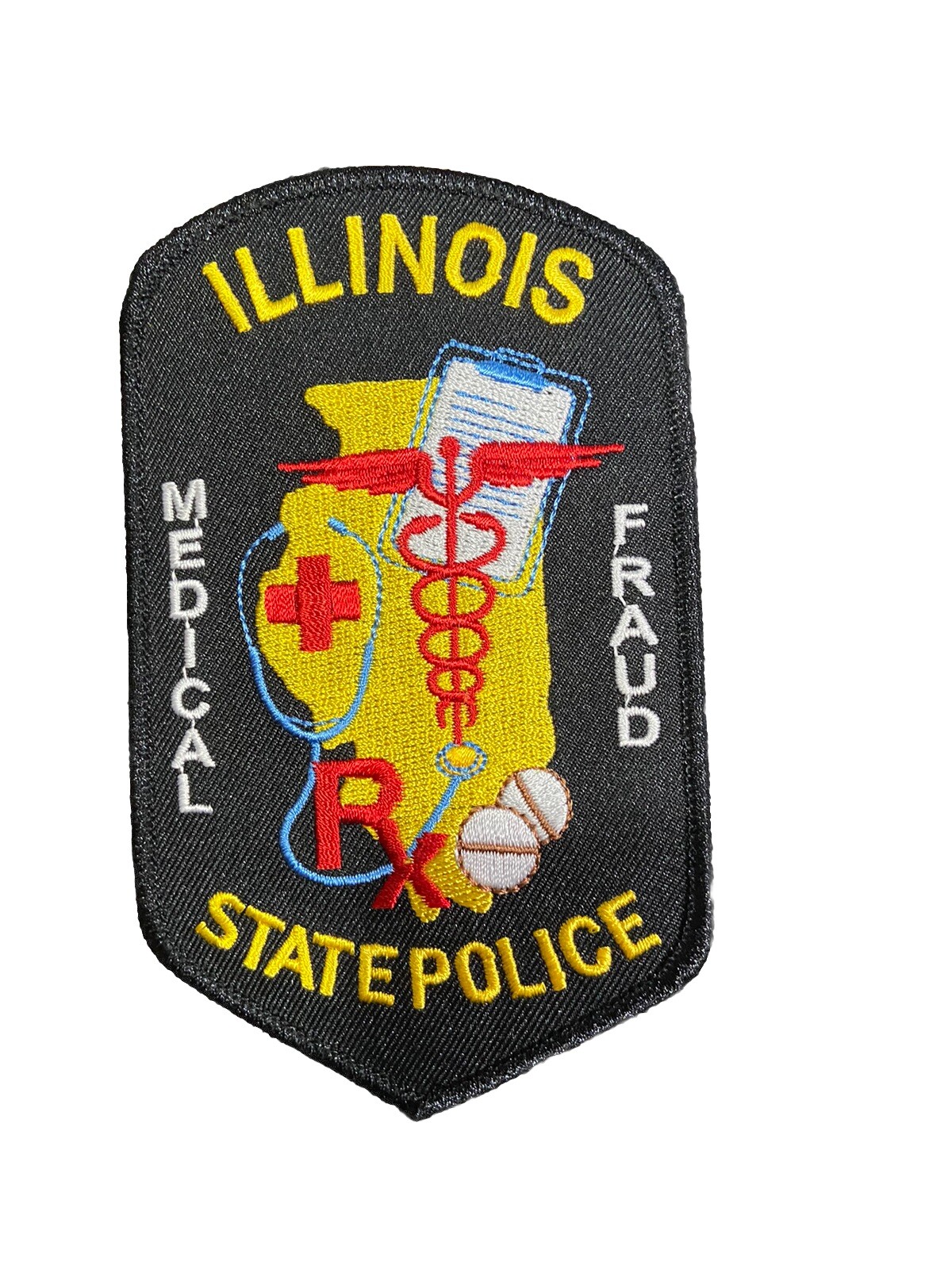 ILLINOIS STATE POLICE SHOULDER PATCH: Medical Fraud