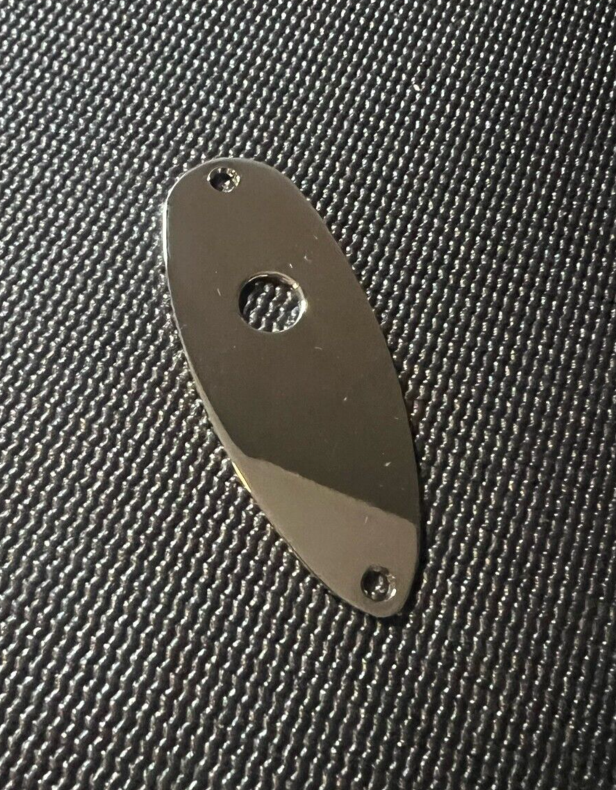 Flat Jackplate for Stratocaster Charvel Schecter Boss Tone Nickel