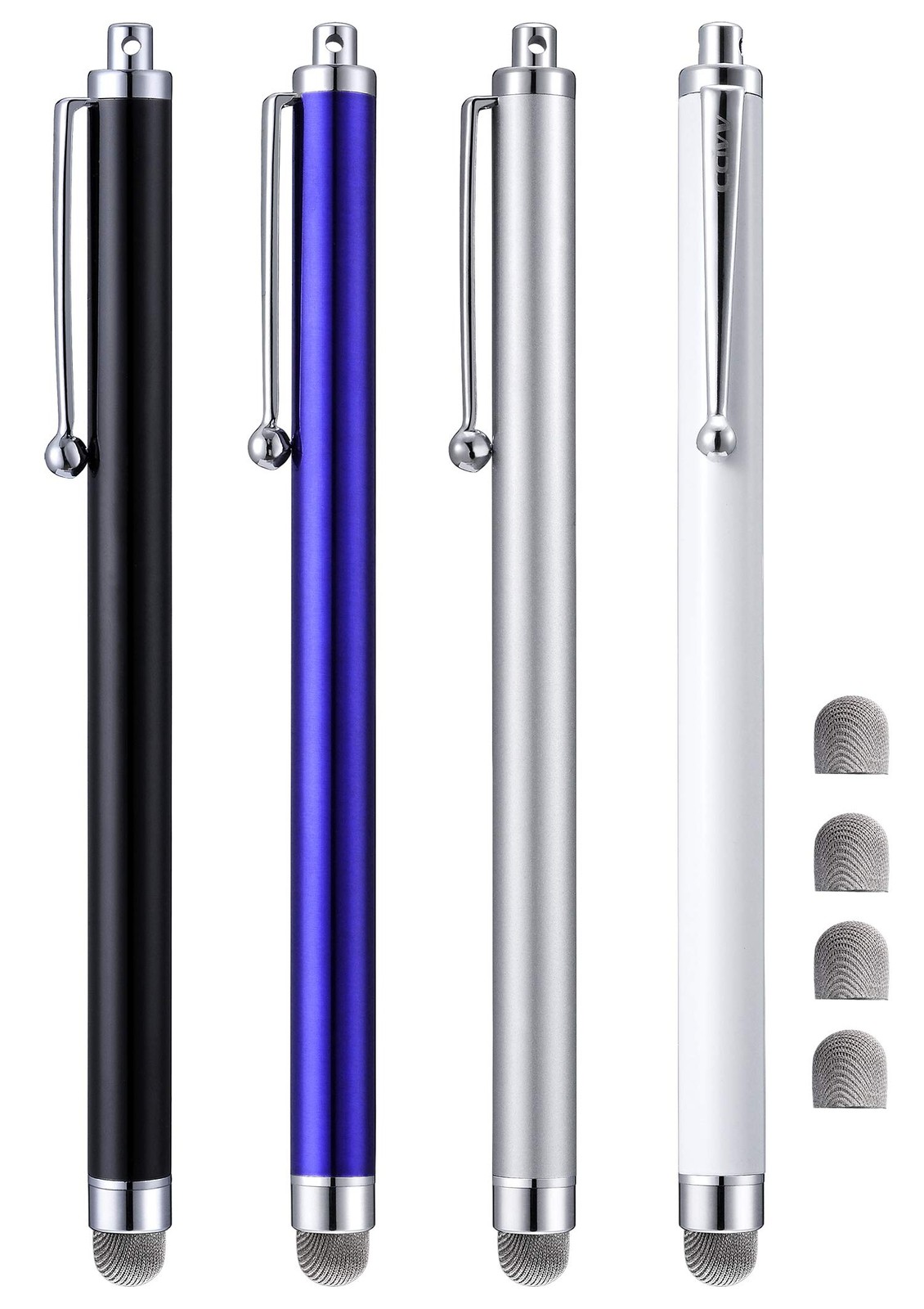 Stylus Pens, CCIVV 4 Pcs 5.6 Inches Mesh Tipped Stylus for Touch Screens, iPad,