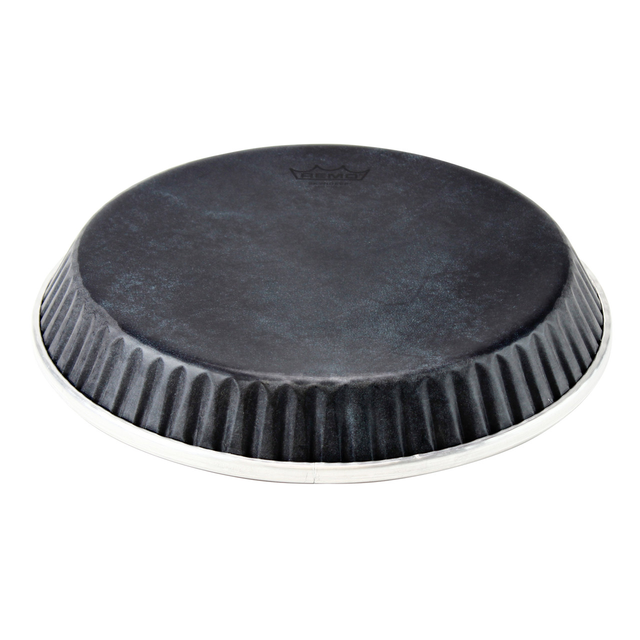Remo Symmetry Skyndeep Conga Drumhead - Black Calfskin Graphic, 12.50"