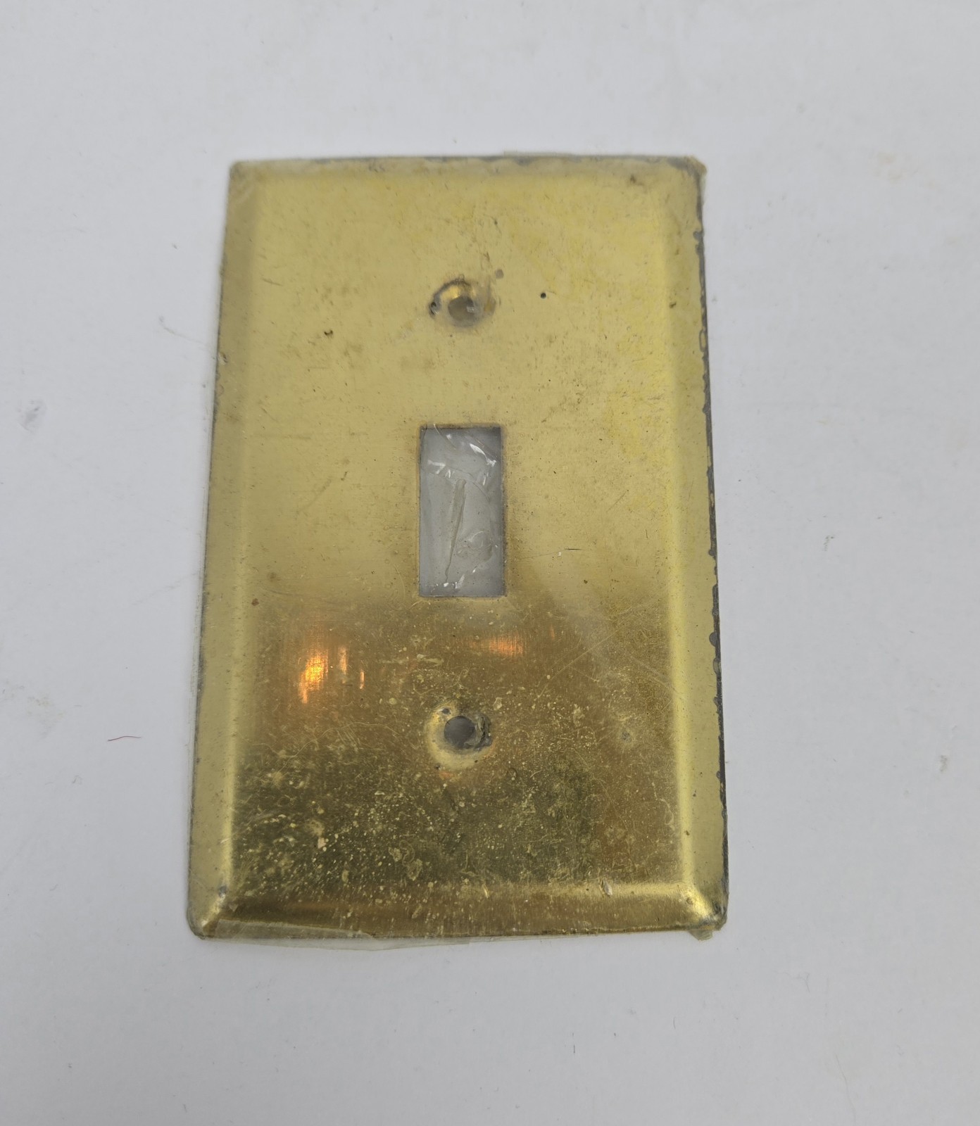 Vintage Pier 1 Brass Light Switch Plate