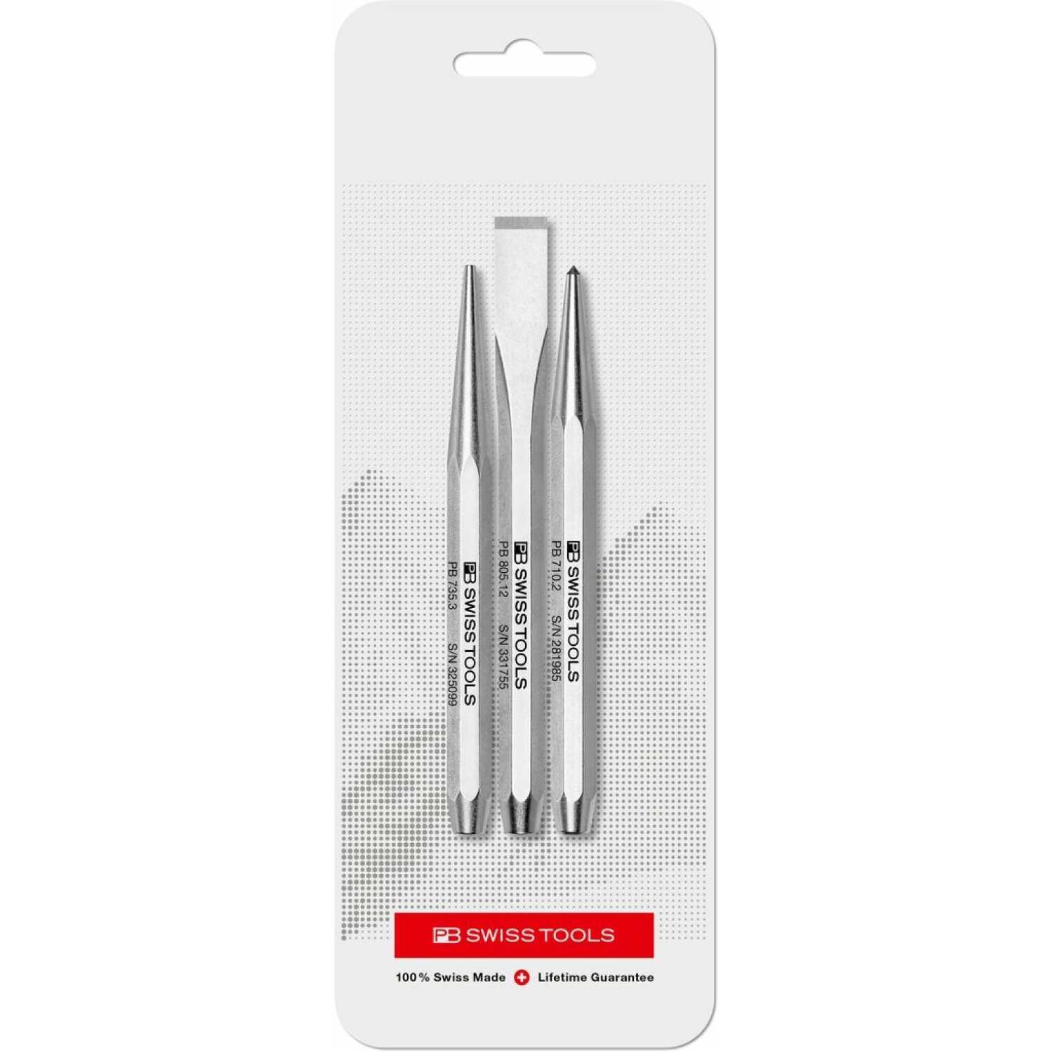 PB Swiss PB 870.CN Punch Tool 3 Pieces