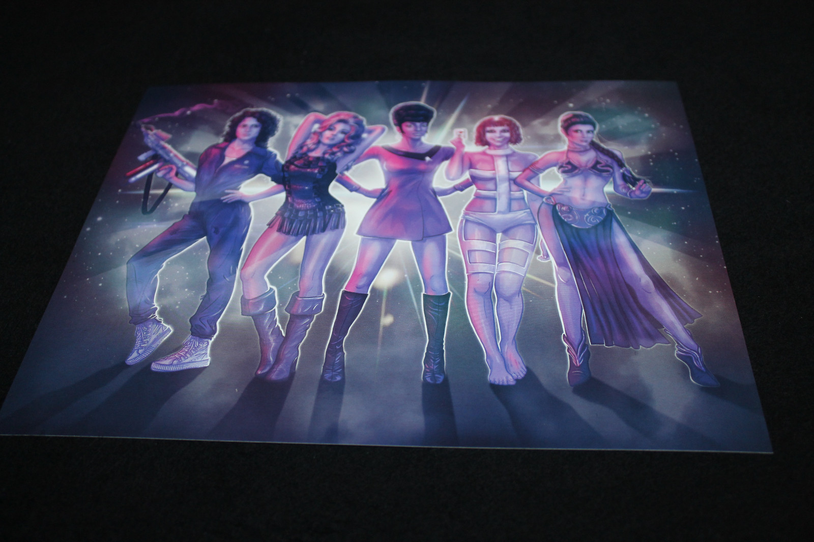 Space Girls 8" x 10" Art Print - Tom Kennedy - Sci-Fi Block Exclusive