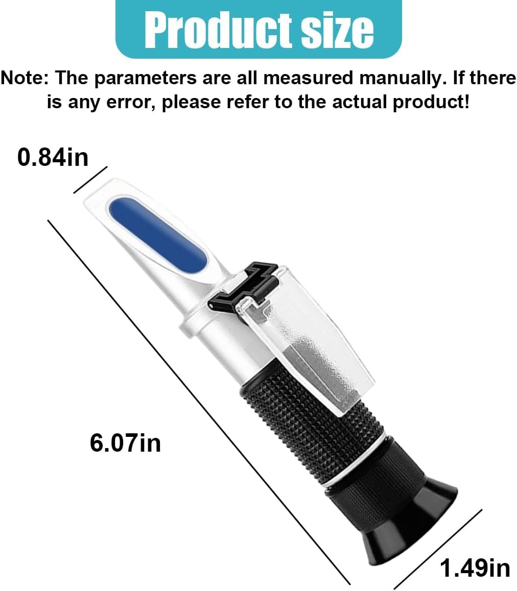 Antifreeze Refractometer For Glycol Antifreeze Coolant And Battery Acid Point