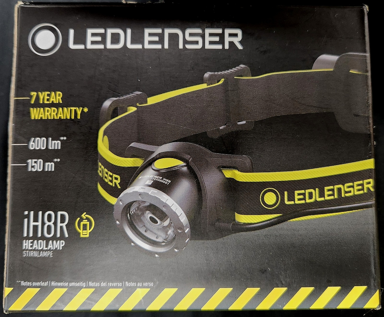 QTY 1 NEW LEDLENSER IH8R HEADLAMP 600 LUMEN RAPID FOCUS DEMO