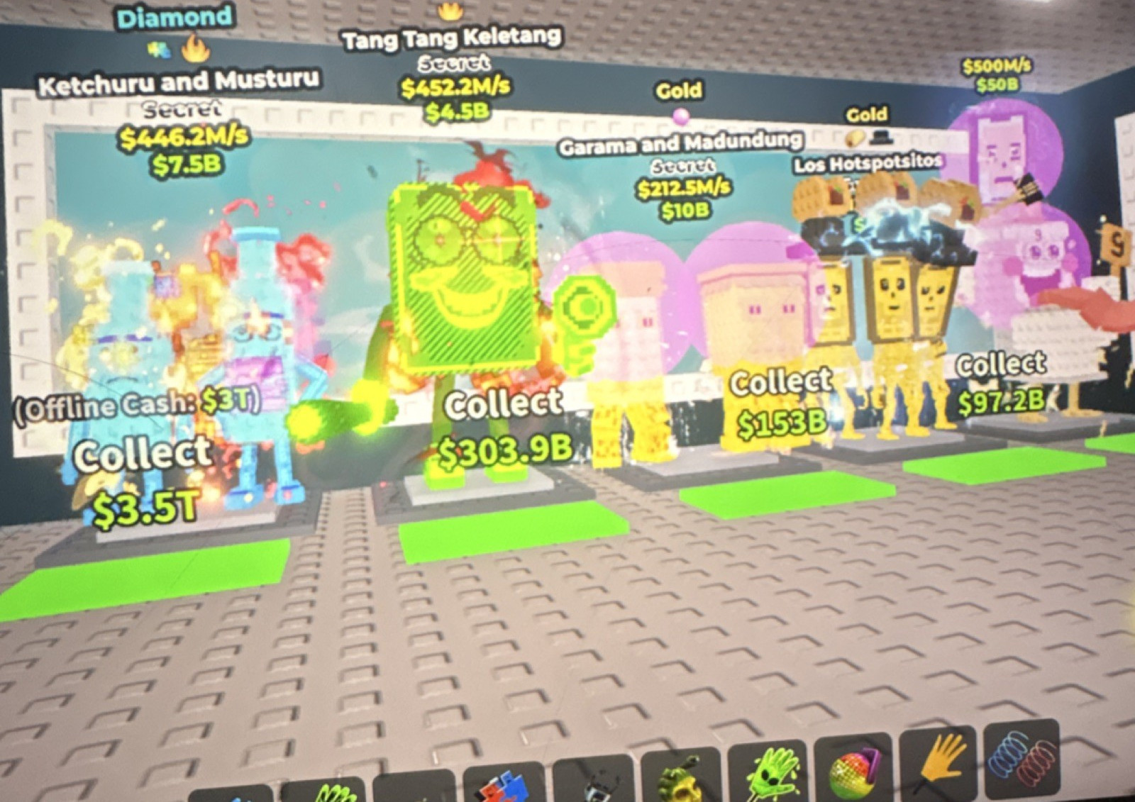 VC Servers Secret Diamond/Gold Game Item Asset IDs $452.2M/s $446.2M/s $212.5M/s
