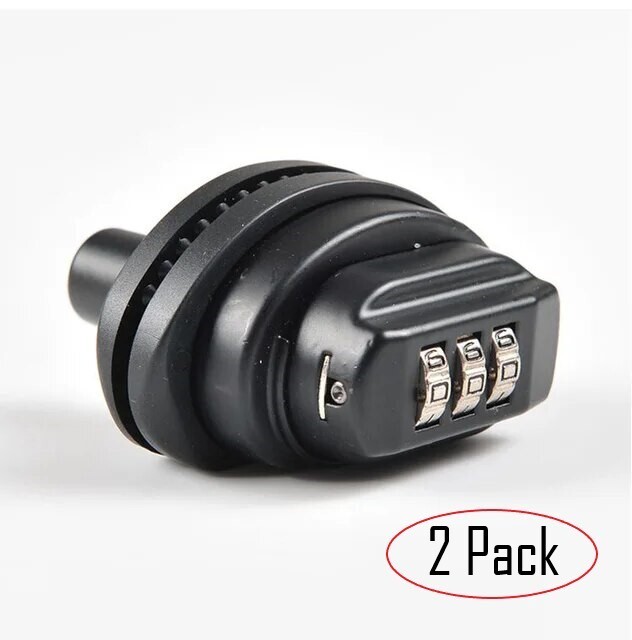 Set of 2 Combination Trigger Gun Locks Universal Firearms Pistol Rifle Shotgun