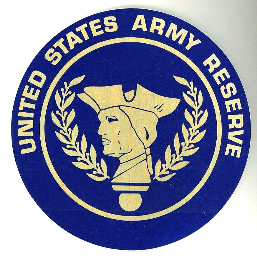 US Army Decal - Sticker - United States Army Reserve 5.9" Diameter