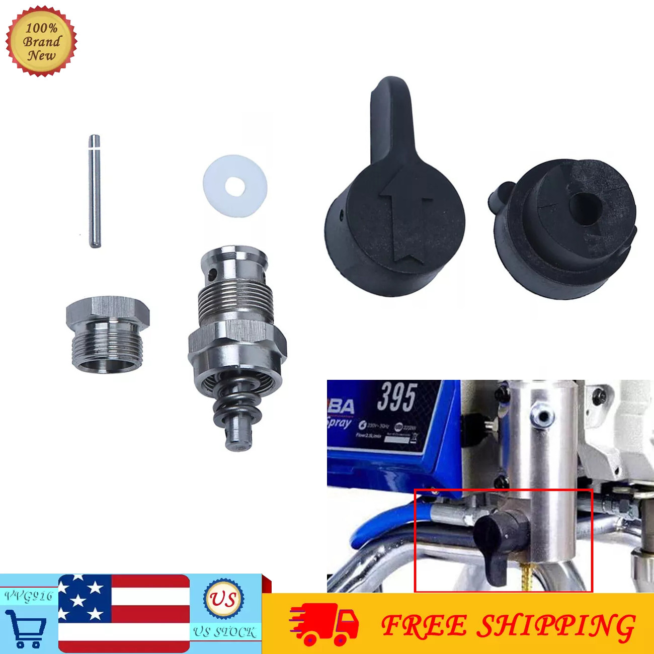 235014 Prime Spray Valve Paint Tool For Sprayer Ultra 395 490 495 595 Airless