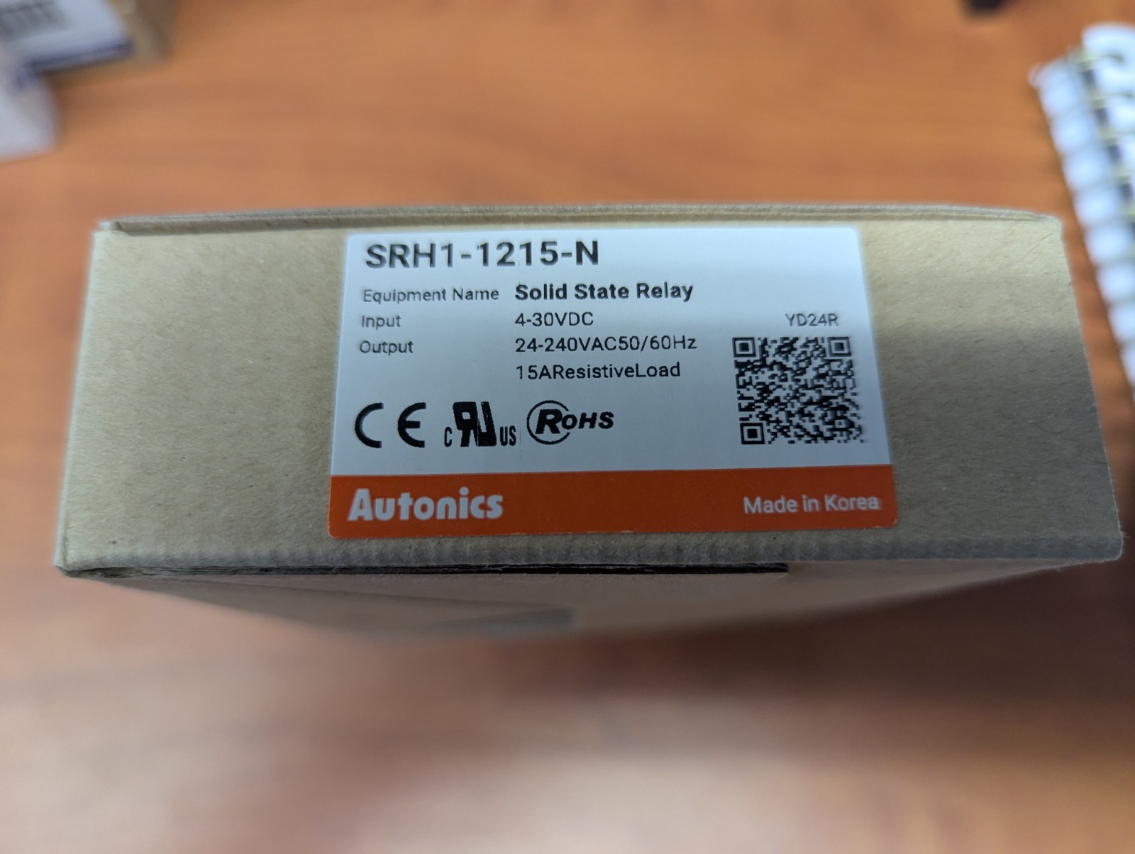 Autonics SRH1-1215-N Relay New In Box