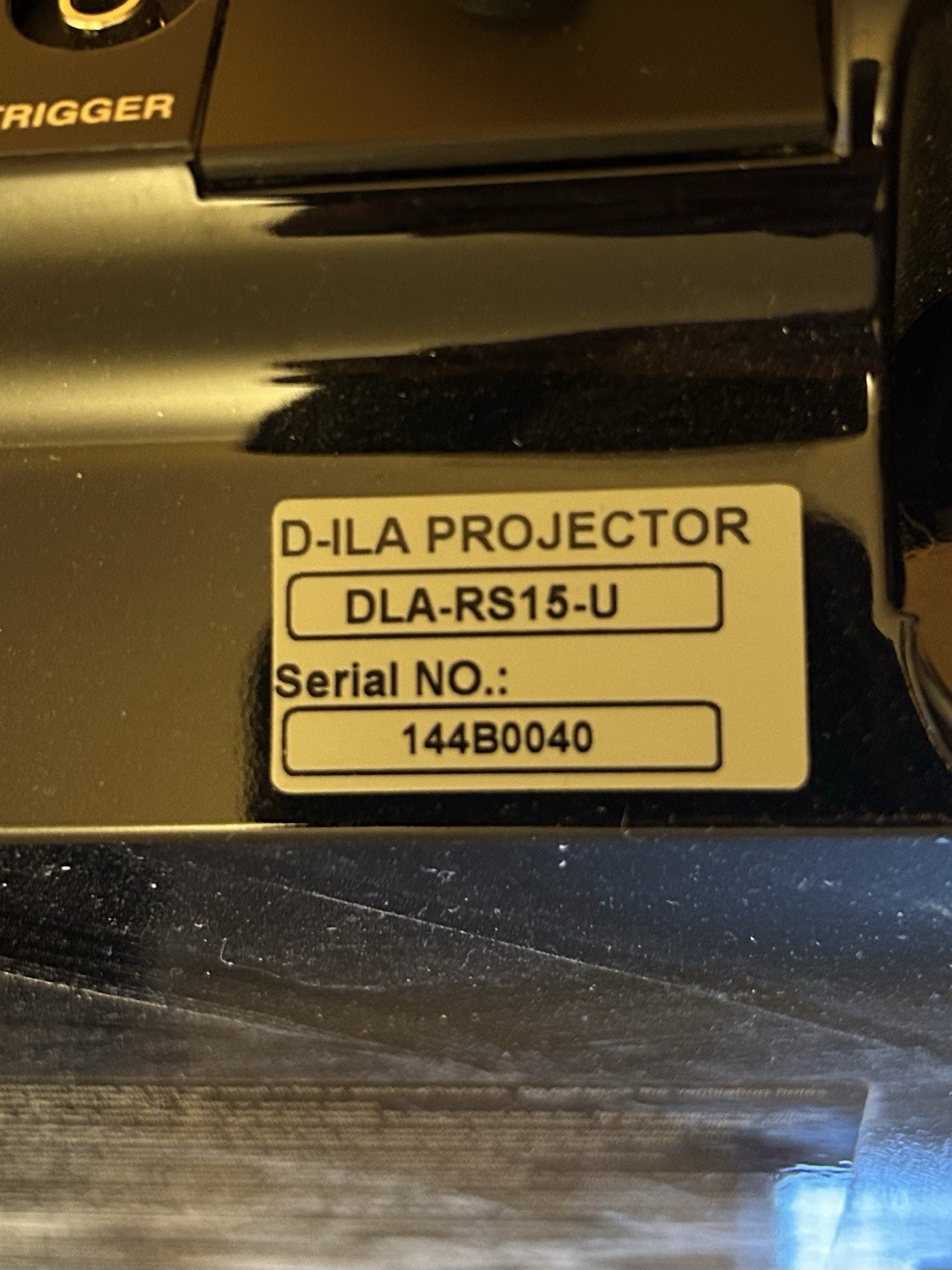 JVC ReferenceSeries D-ILA Projector Model DLA-RS15-U With Ceiling Mount