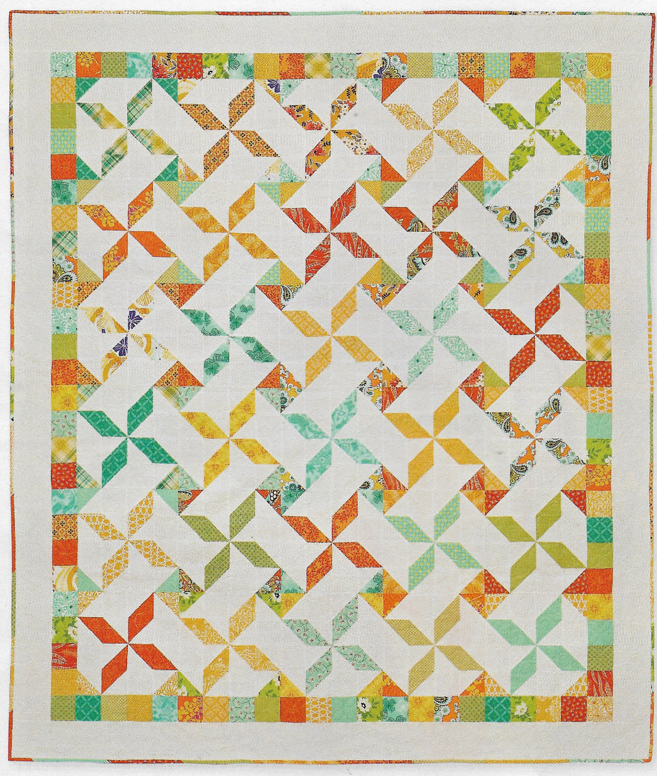 Swirls and Whirls Quilt quilting pattern instructions