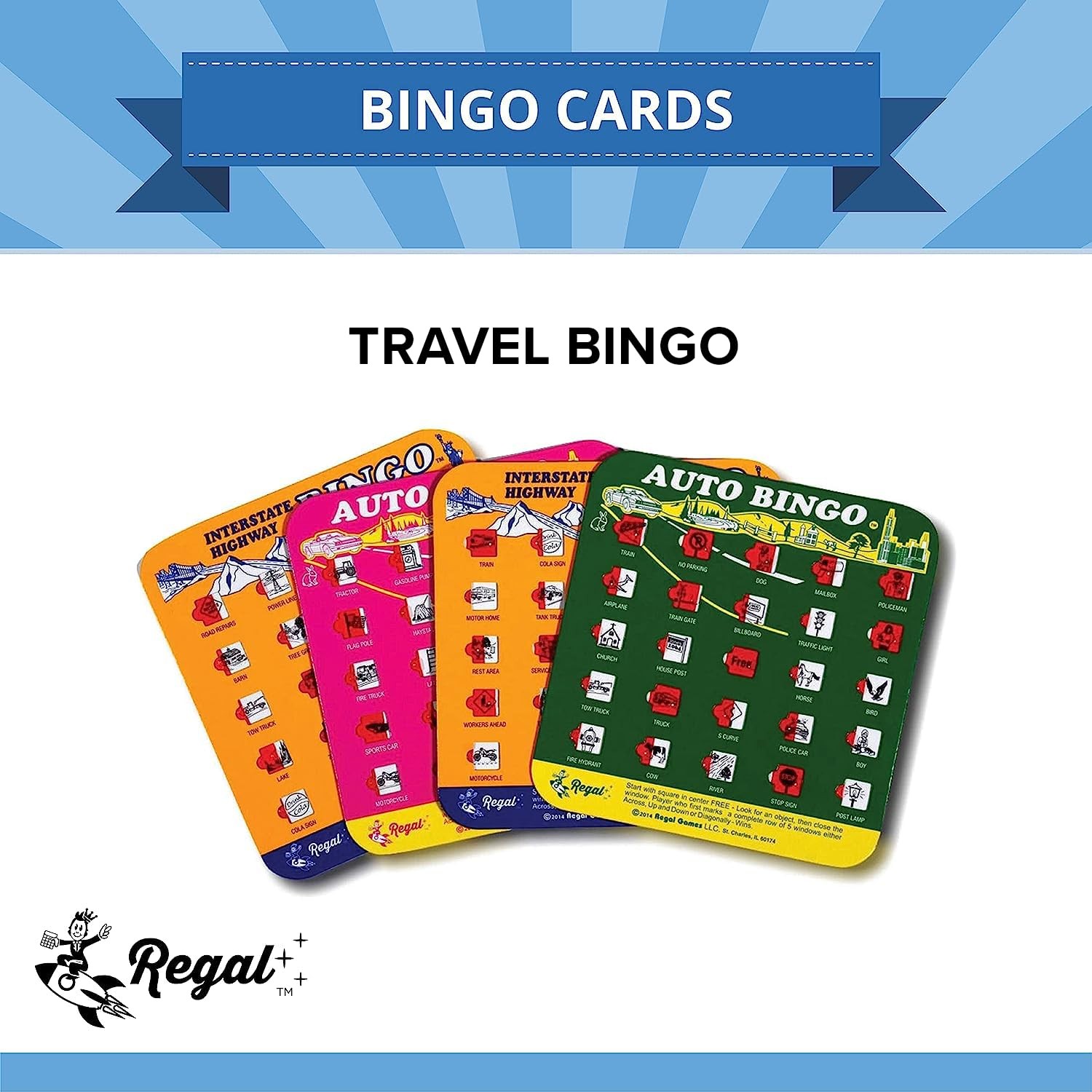 Finger-Tip Shutter Bingo Cards with Sliding Windows - Interstate Bingo & Auto...