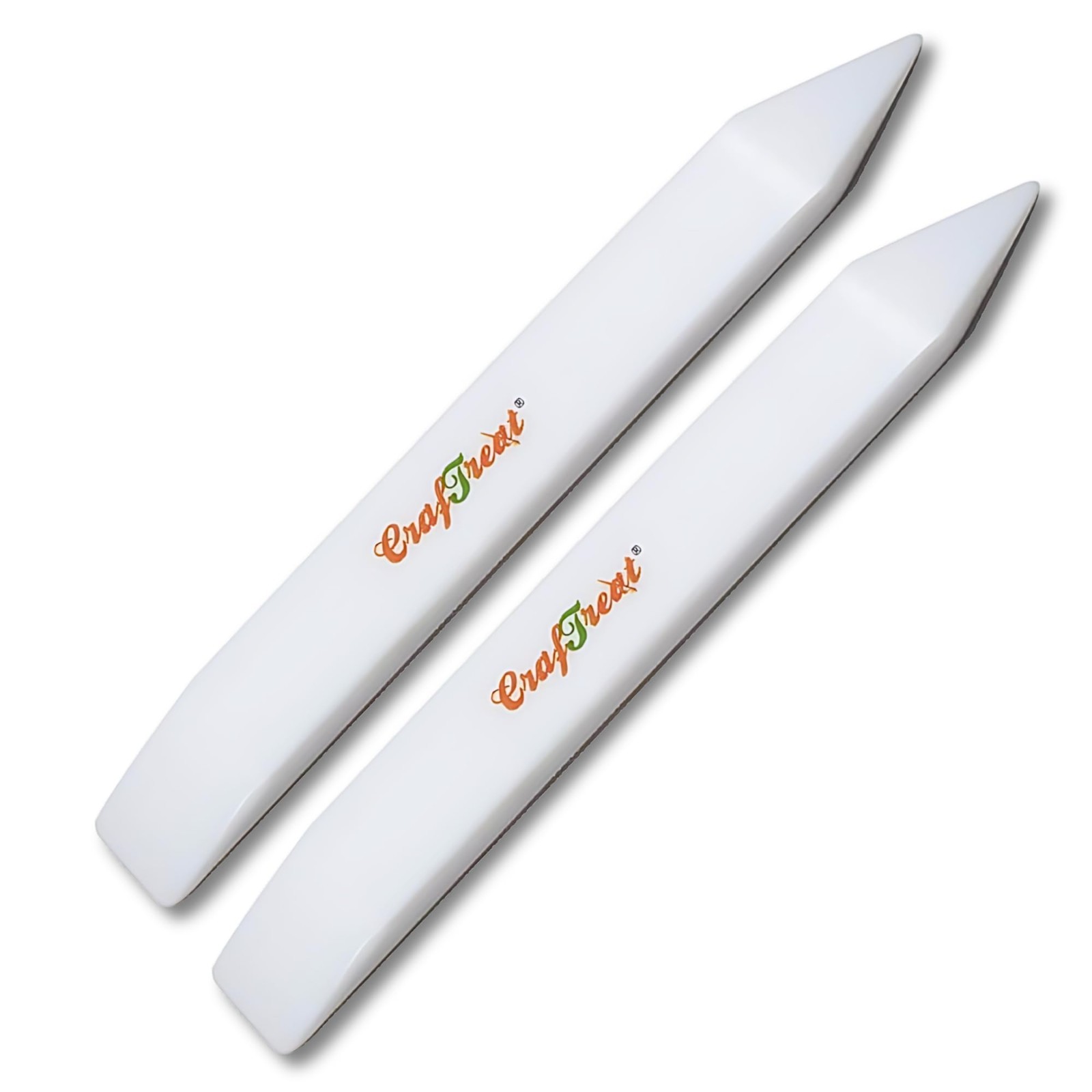 Large Teflon Bone Folder Tool Set - 2 Pcs for Paper Crafting, Scrapbooking, Card