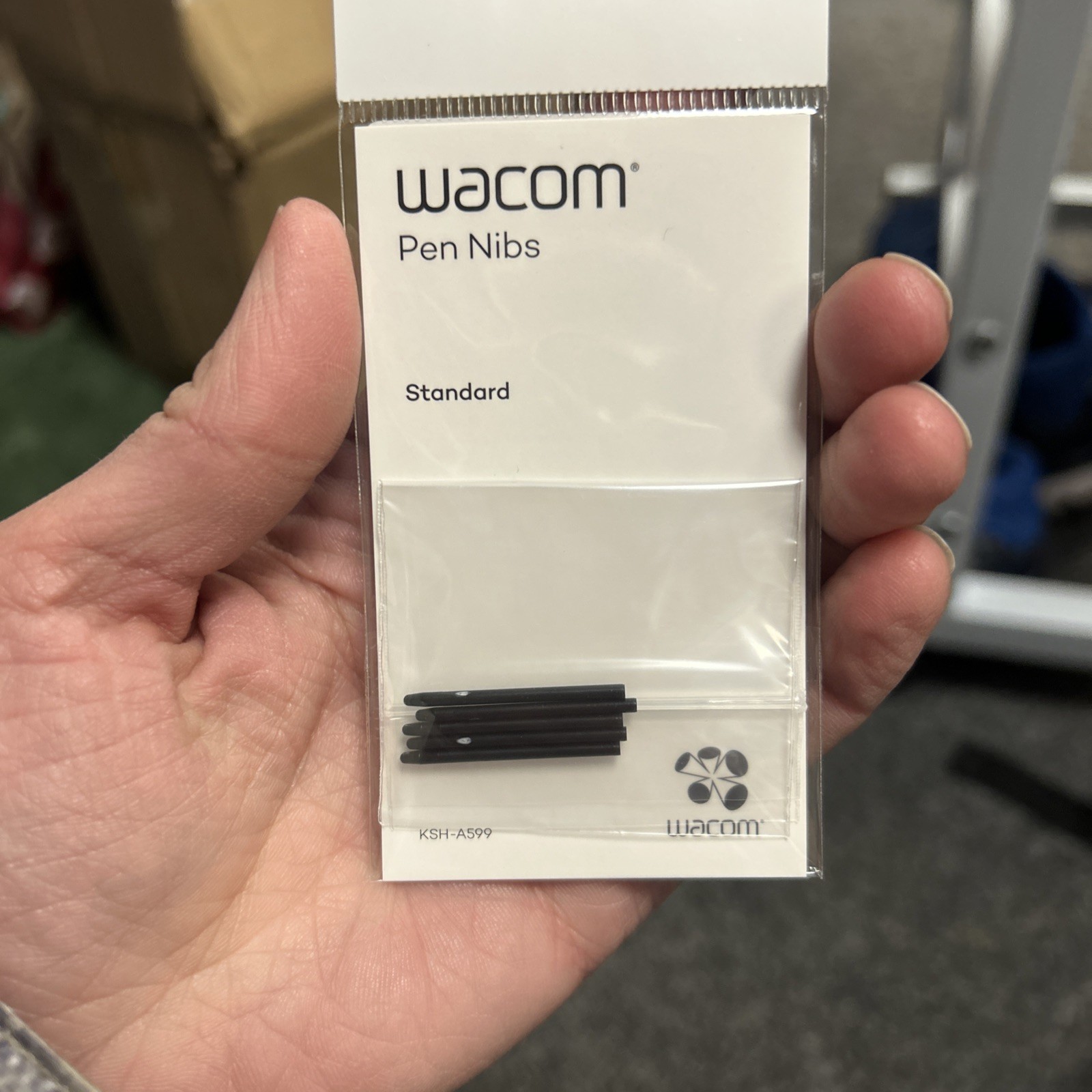 Wacom - Standard Nibs for Previous Generation Pens (5-Pack) - Black
