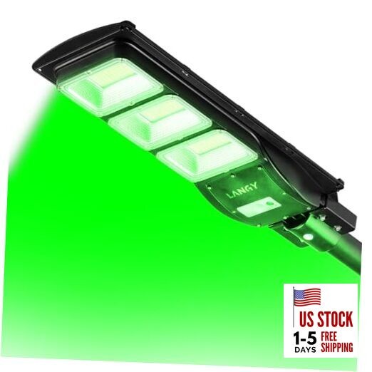 Hog Lights for Night Hunting, Green Feeder Light, 20000LM Solar 20000LM-1 PACK
