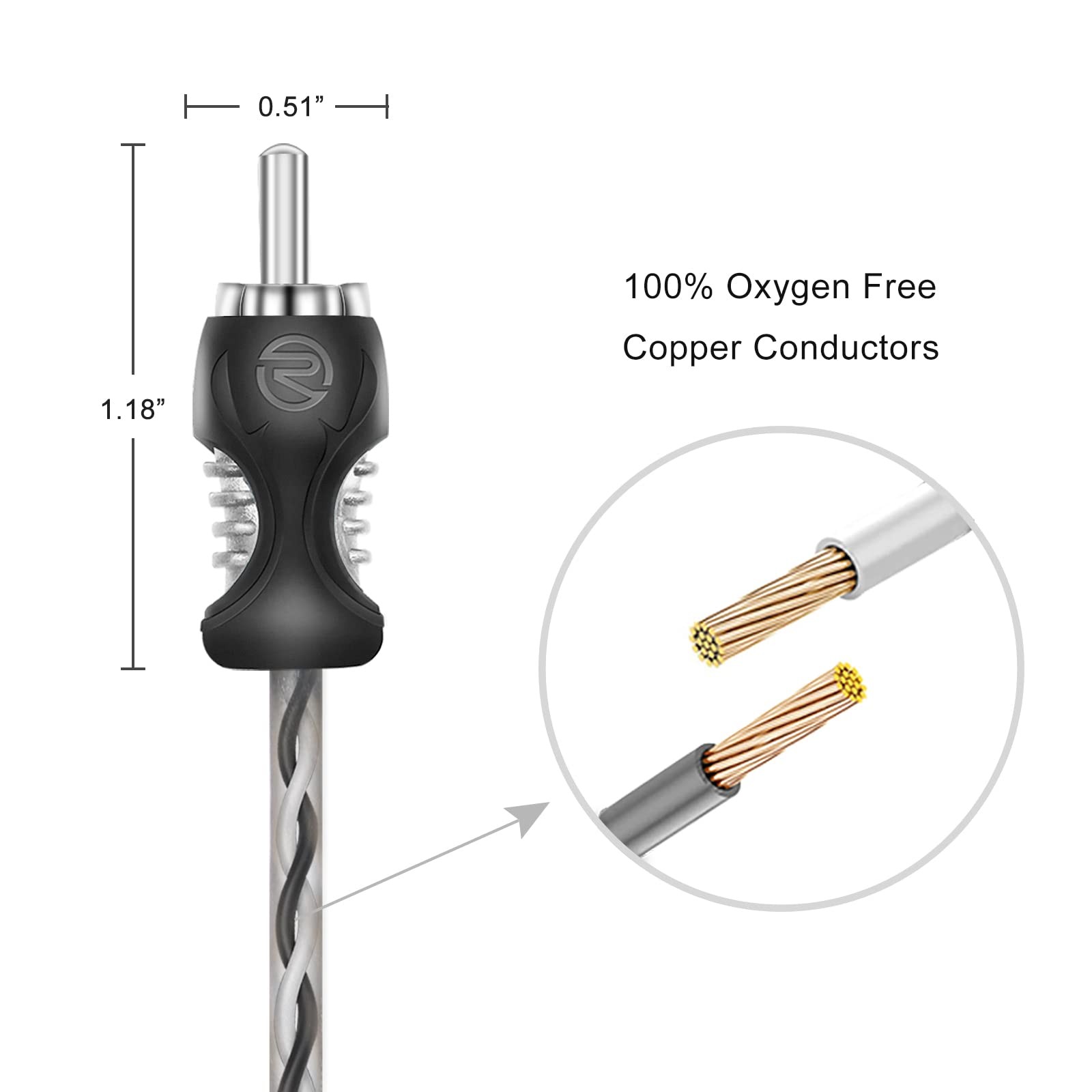 RECOIL RCI612 100% Oxygen Free Copper 12ft 10.6 x 12.6 x 1 inches, berry