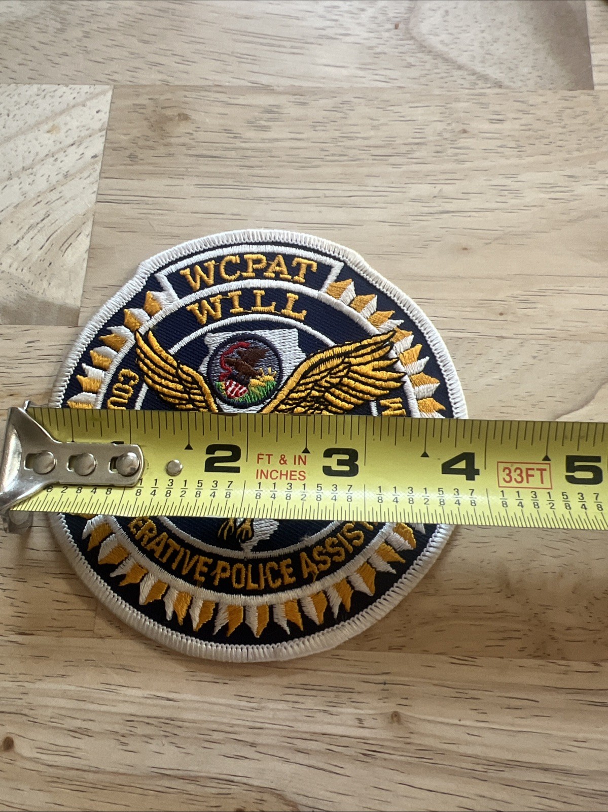 Will County IL Cooperative police assistance team patch. New