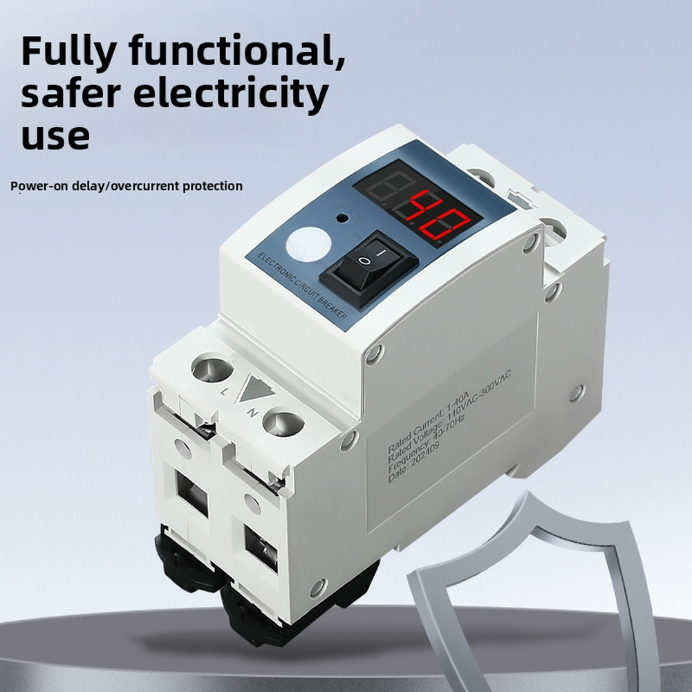 Overload Protection Device 1A-40A Current Limiter with Boat Style Switch