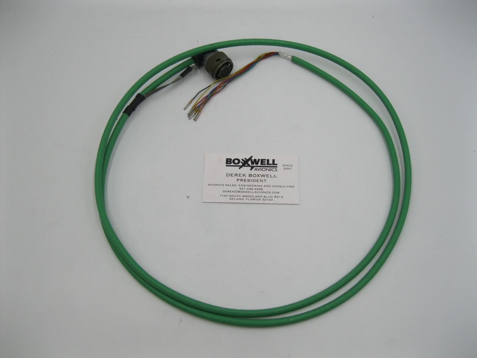 L3 STORMSCOPE WX 500 ANTENNA CABLE 6' PN: 803-10950-004 NOS