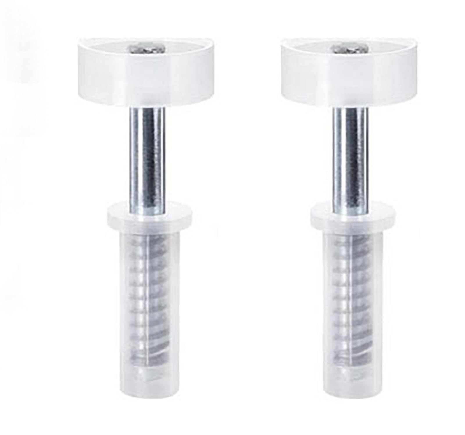4 Pcs Bi-Fold Door Top Roller Guide Wheel and Pivot, Spring 2 Pack, 4