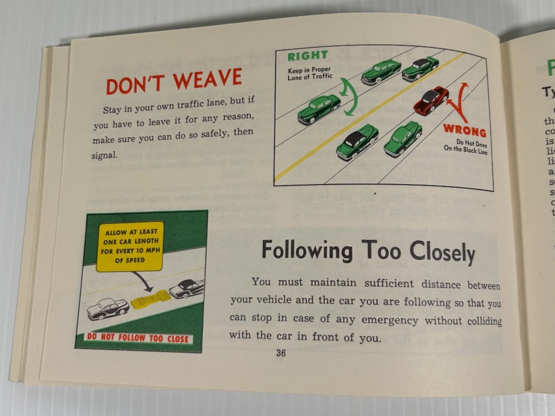 Missouri Drivers Guide Manual Vintage c1952 Excellent Condition