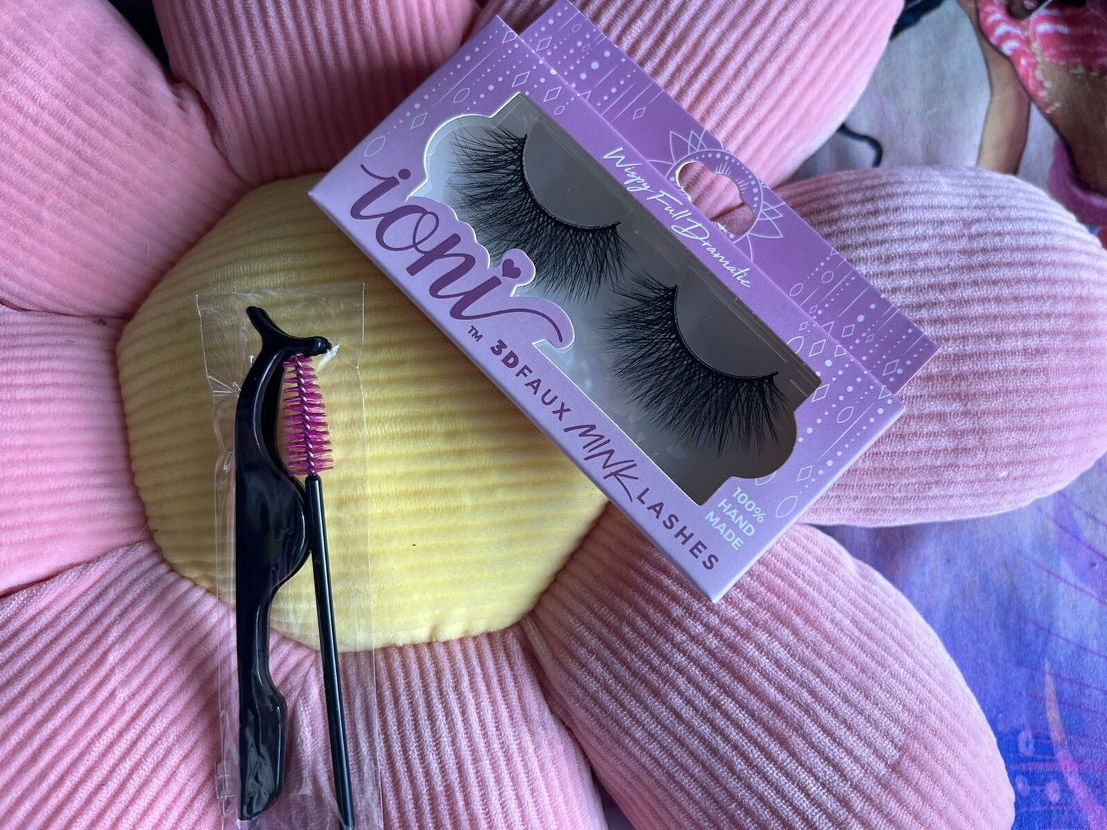 ioni 3D faux mink lashes - Wispy Full Dramatic - 100% Hand Made#149