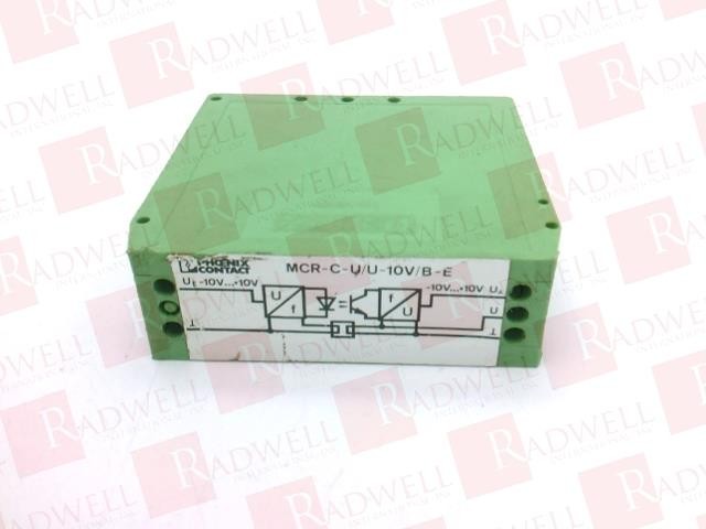 PHOENIX CONTACT MCR-C-U/U-10V/B-E / MCRCUU10VBE (USED)