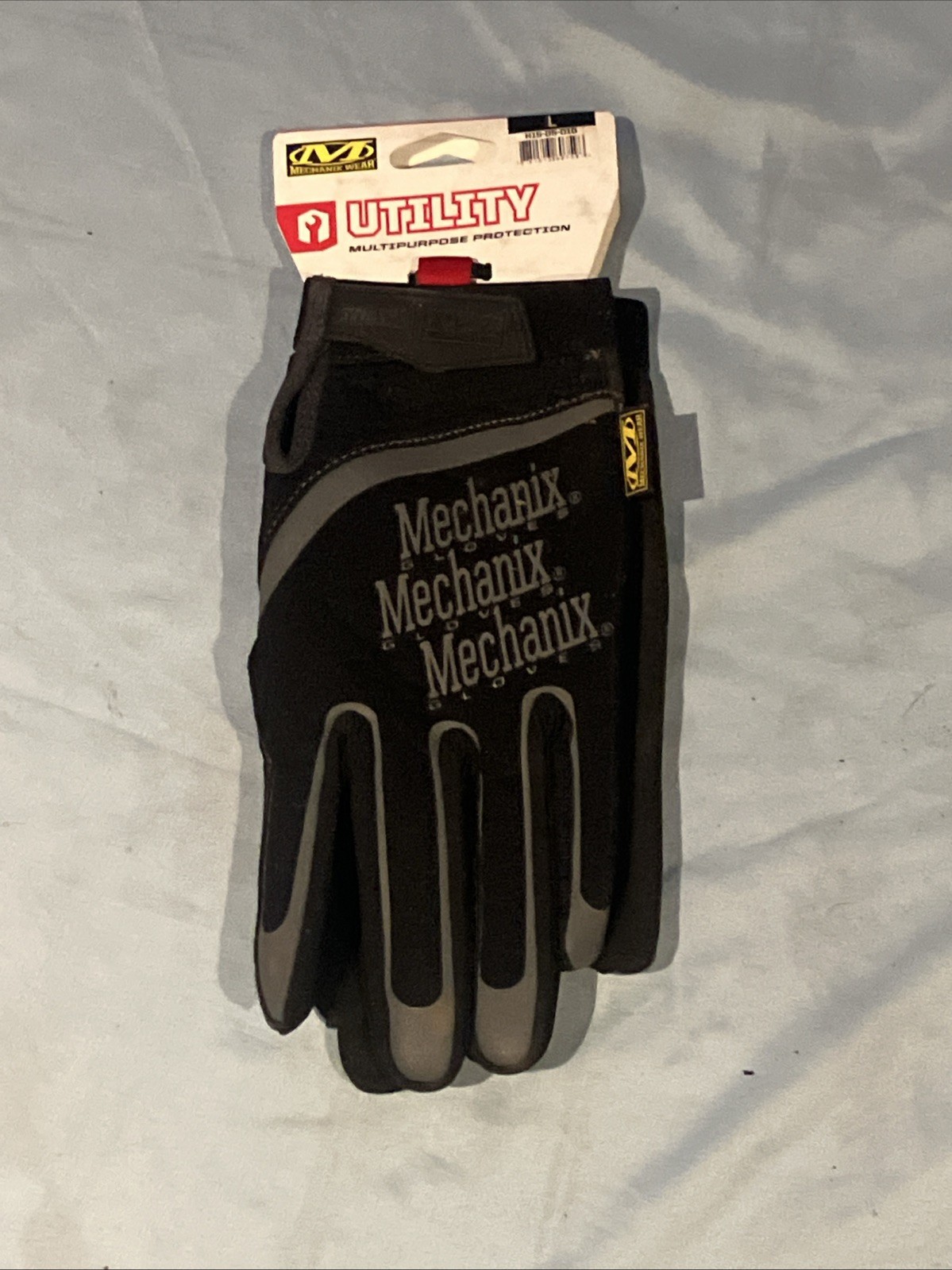 Mechanix Wear: Utility Work Gloves w/Secure Fit (Men, Black, Large) NEW!