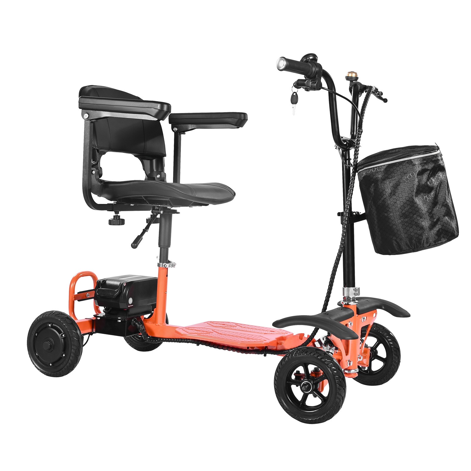 Folding Mobility Scooter for Adults, 265LBS Loading Electric Mobility Scooter