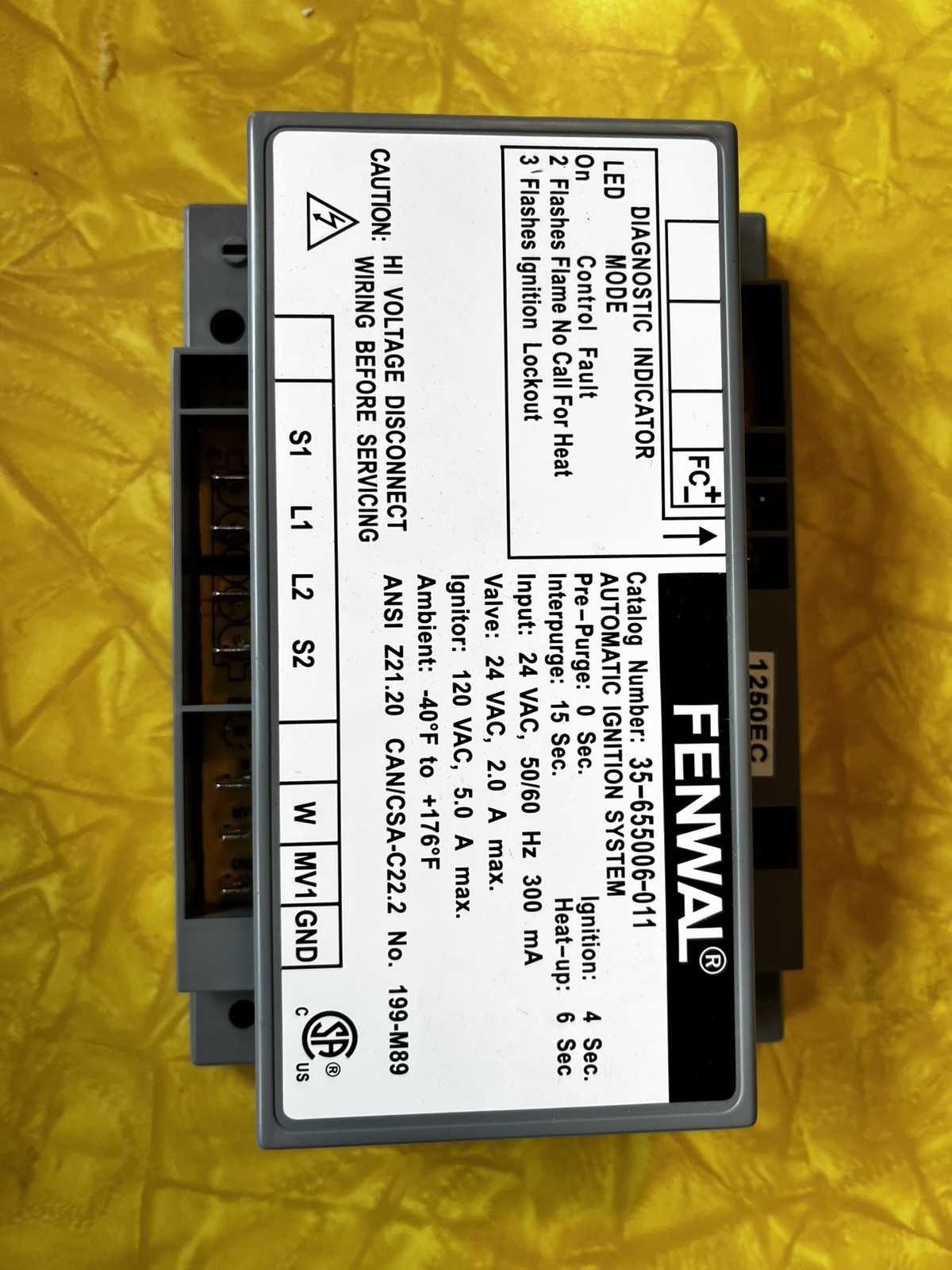 NEW open box - Fenwal 35-655005-023 ignition ignitor control board