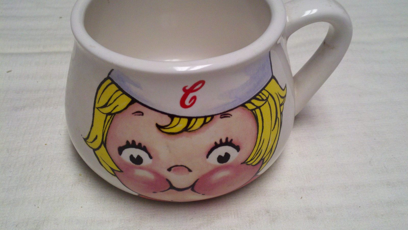 Campbell's Soup Mug Retro looking 1998 Houston Harvest