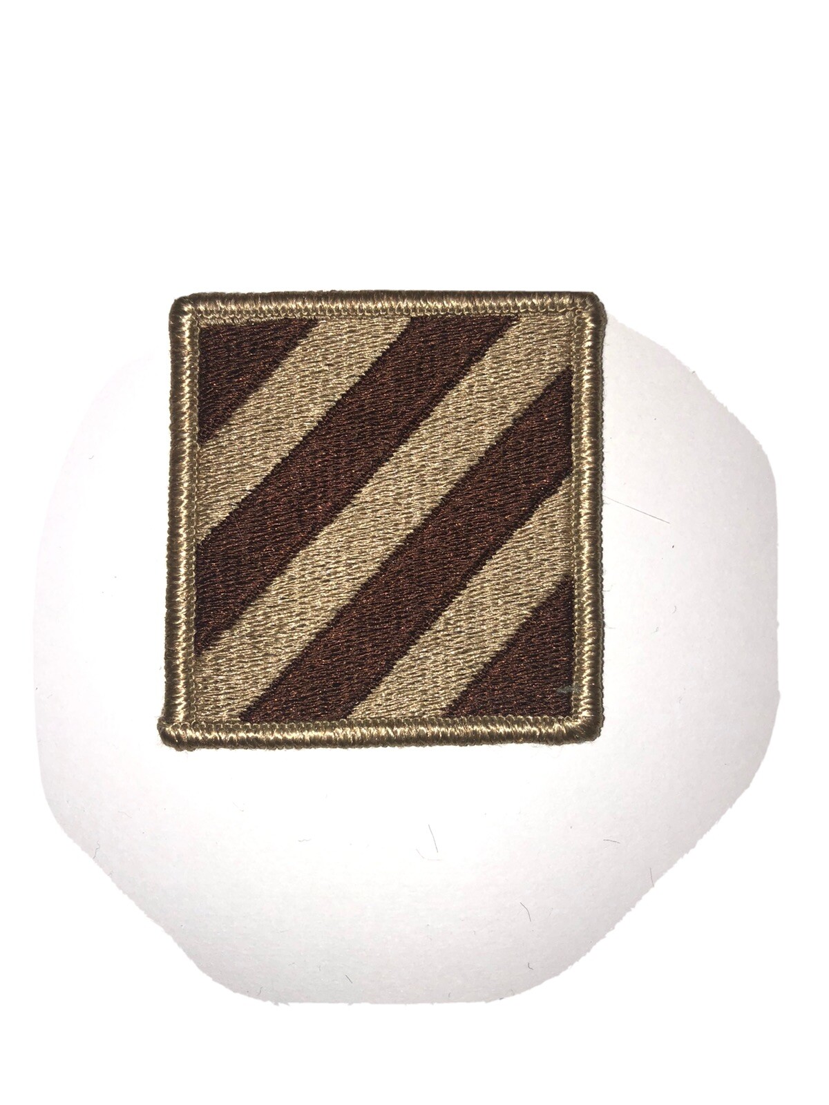 3rd Infantry Division Desert Brown & Tan U.S. Army Shoulder Patch Insignia