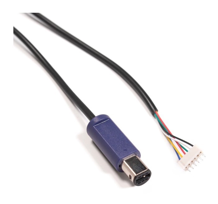 Replacement NGC GameCube Controller Repair Cable Cord with Pins - Indigo Purple