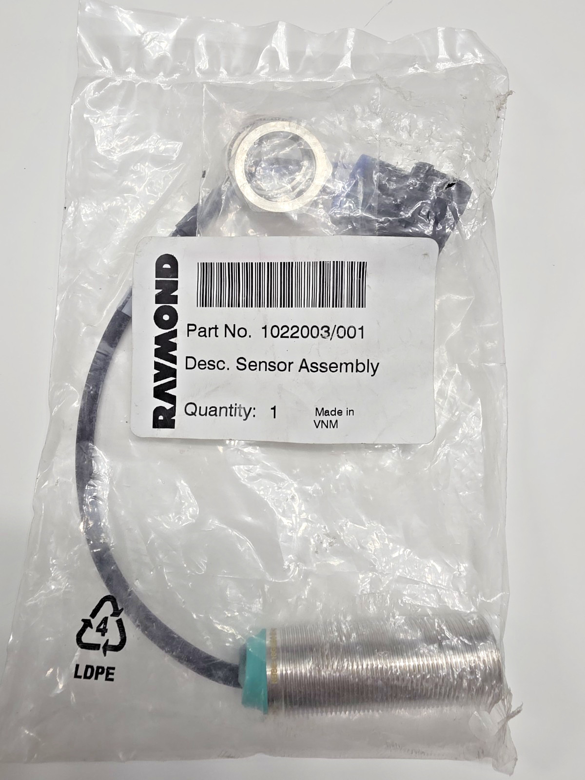 1022003/001, Raymond Proximity Sensor, New-Free Shipping