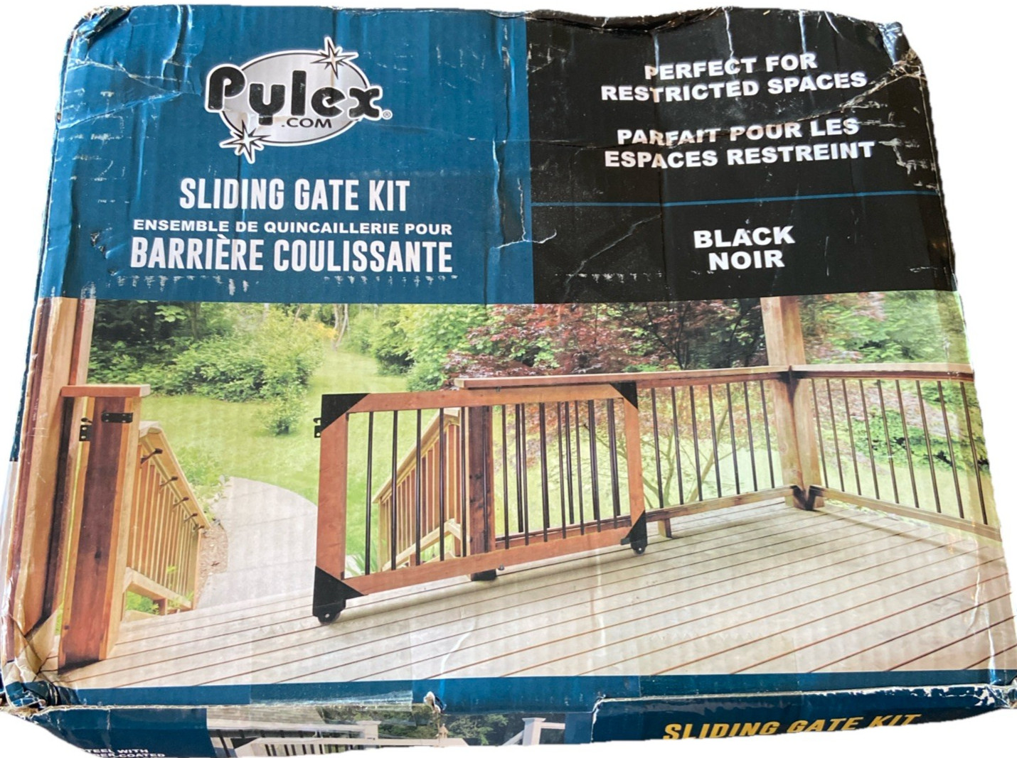 Pylex 11052 Sliding Gate Hardware Kit - Black {63}