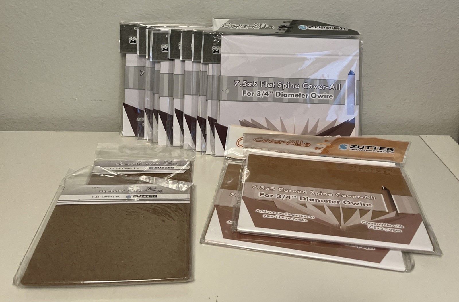 Zutter Bind-It -all Covers 7.5x5 Flat & Curved Spine & Clipboards