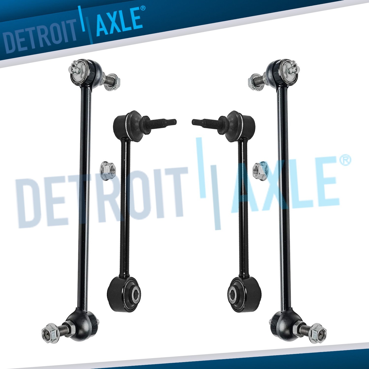 Front and Rear Sway Bar End Links for 2018-2025 Chevrolet Equinox GMC Terrain