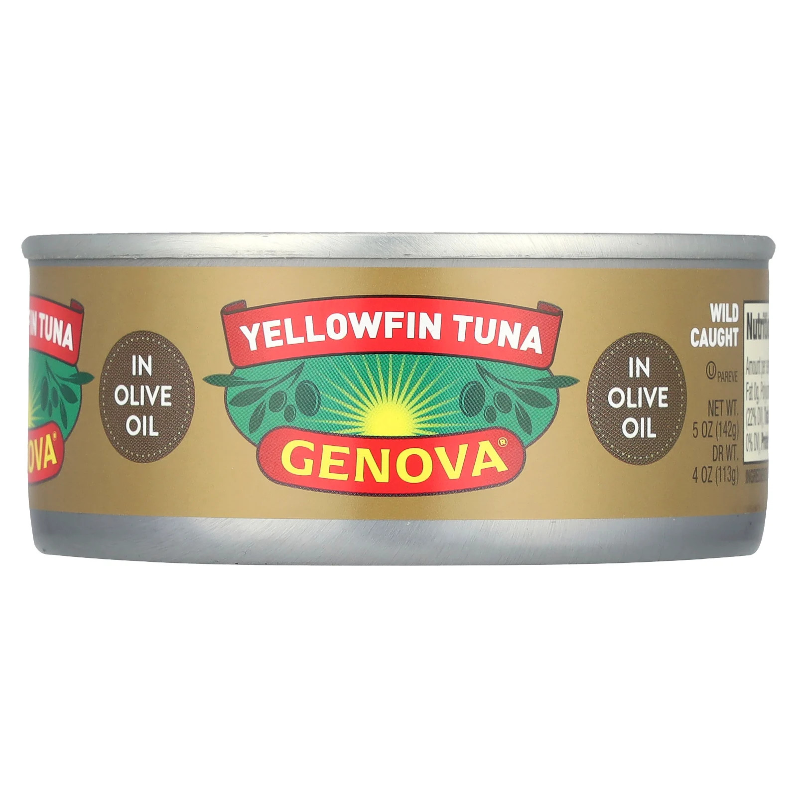 Yellowfin Tuna In Olive Oil, 5 oz (142 g)
