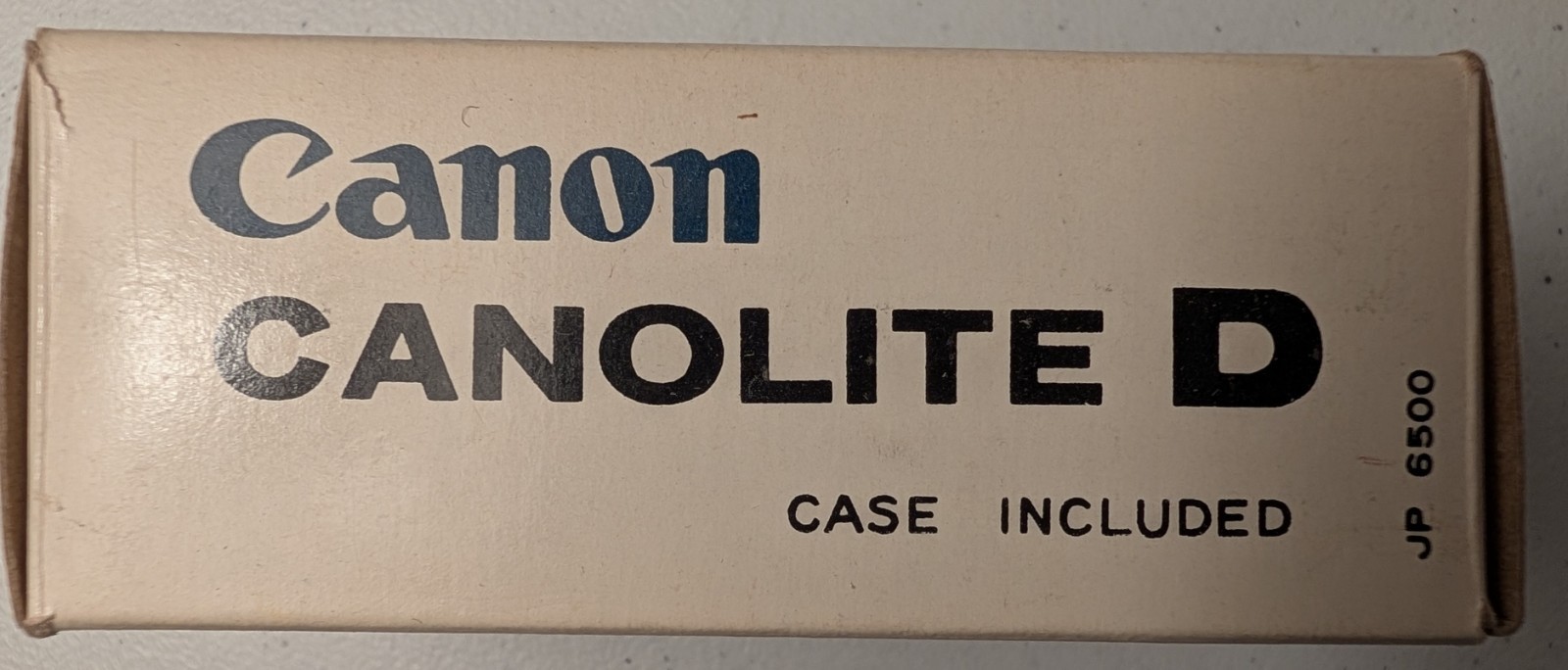 Vintage Canon Canolite D Electronic Flash - TESTED Box, Manual, Case, Warranty