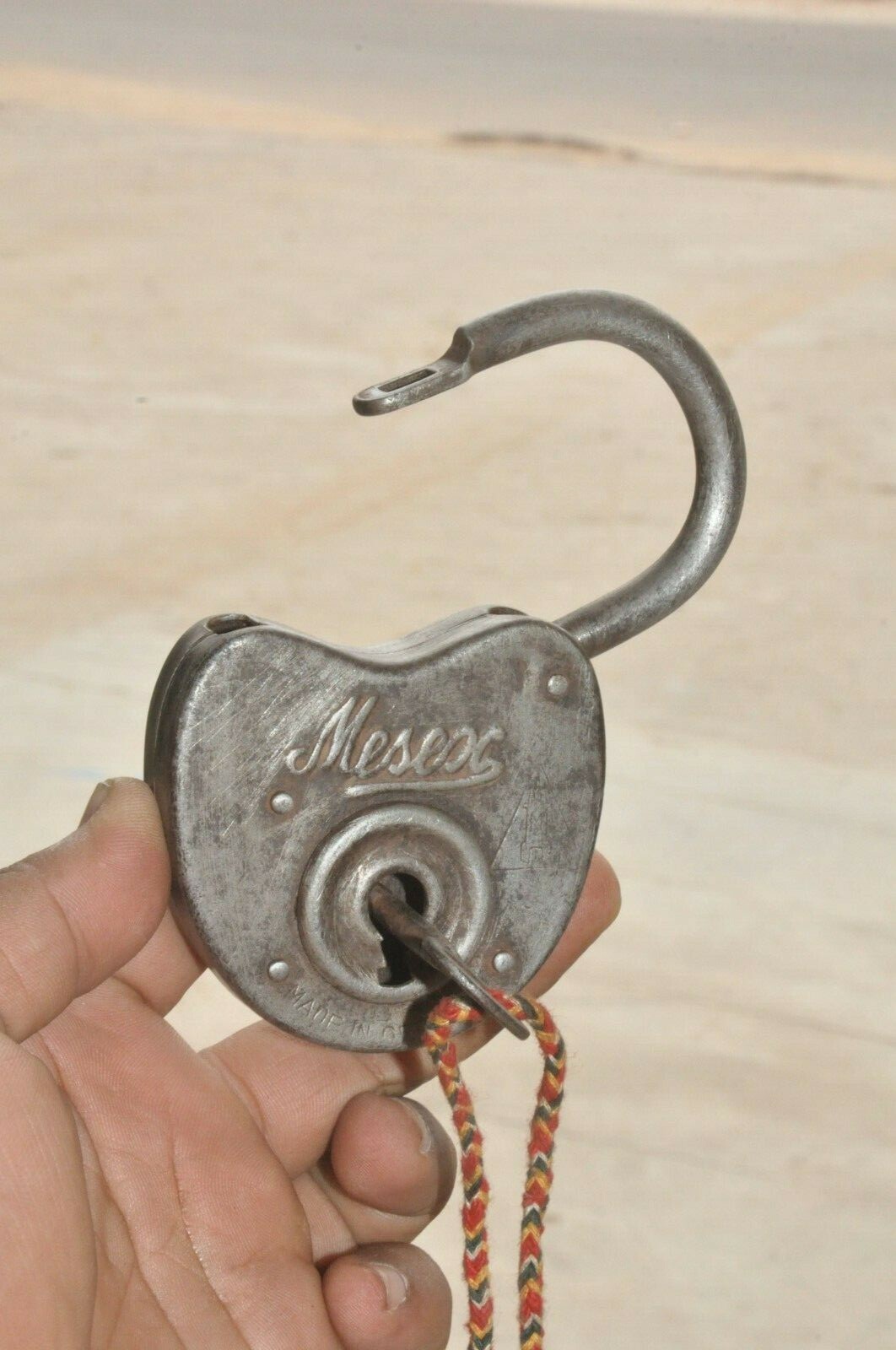 5 Pc Vintage Iron Handcrafted Fine Quality Solid Padlocks, Germany