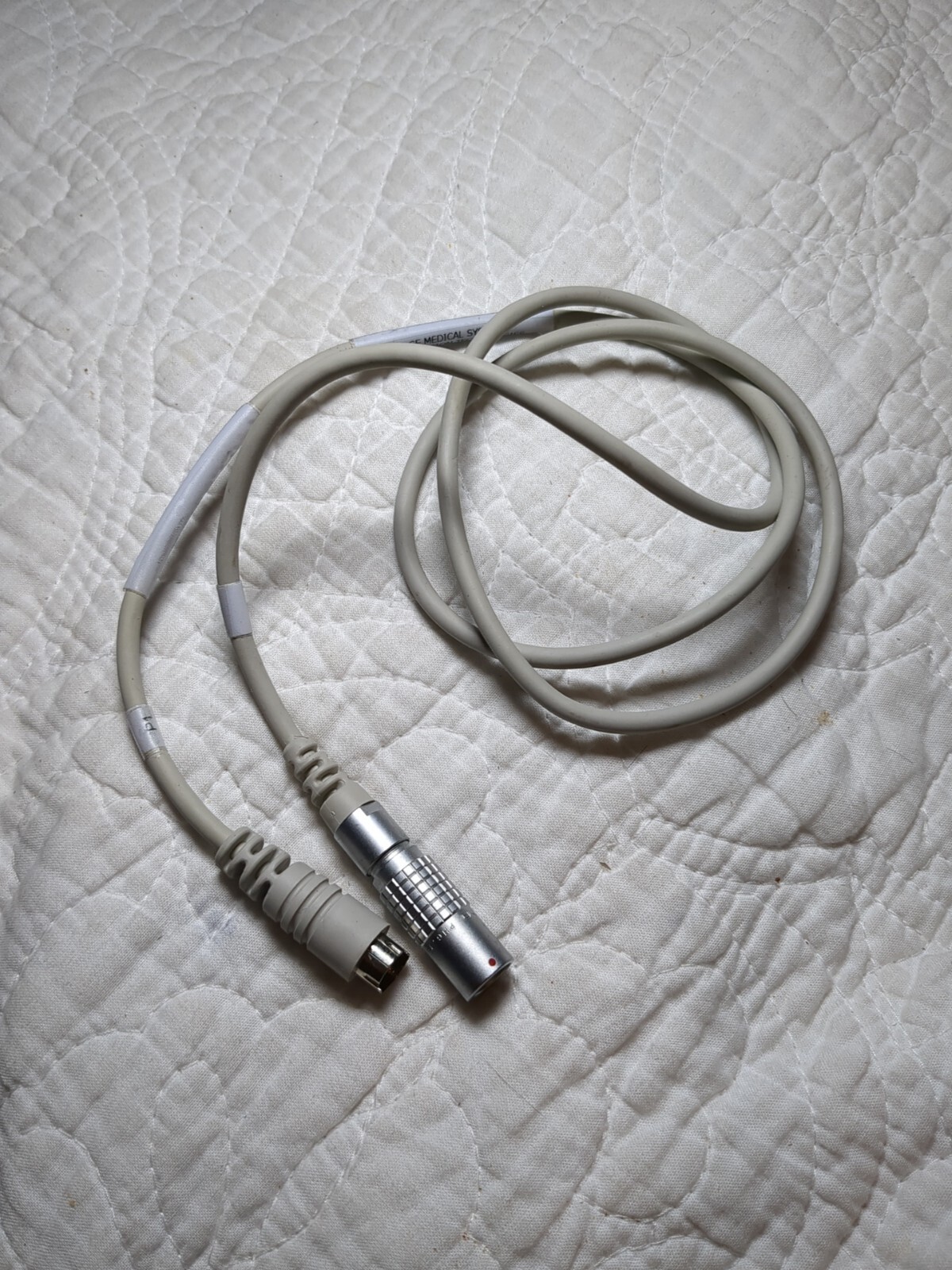 GE 2008991-001 Adapter Mini DIN to Conn RCPT 6p PHG 1b Cable