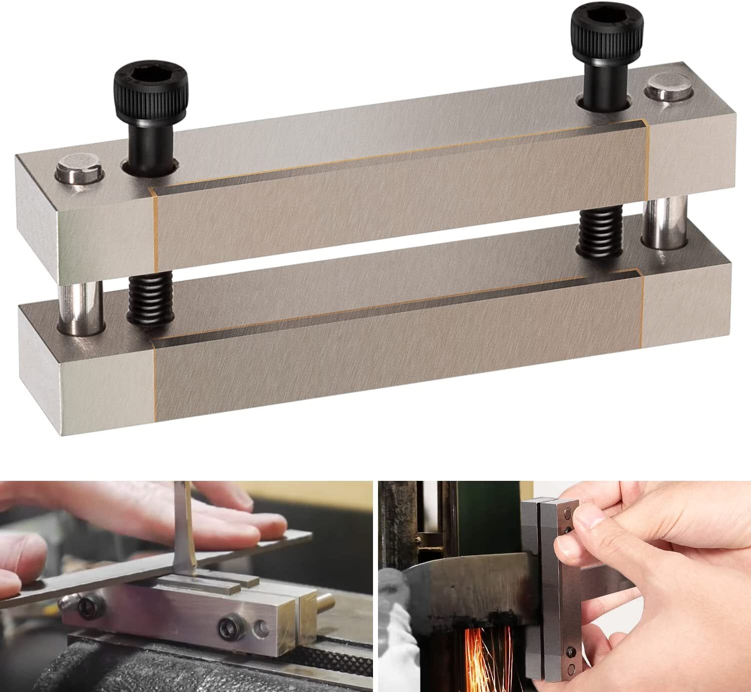 Hardened File Guide With Carbide Surface For Bladesmiths Knife Making Tool