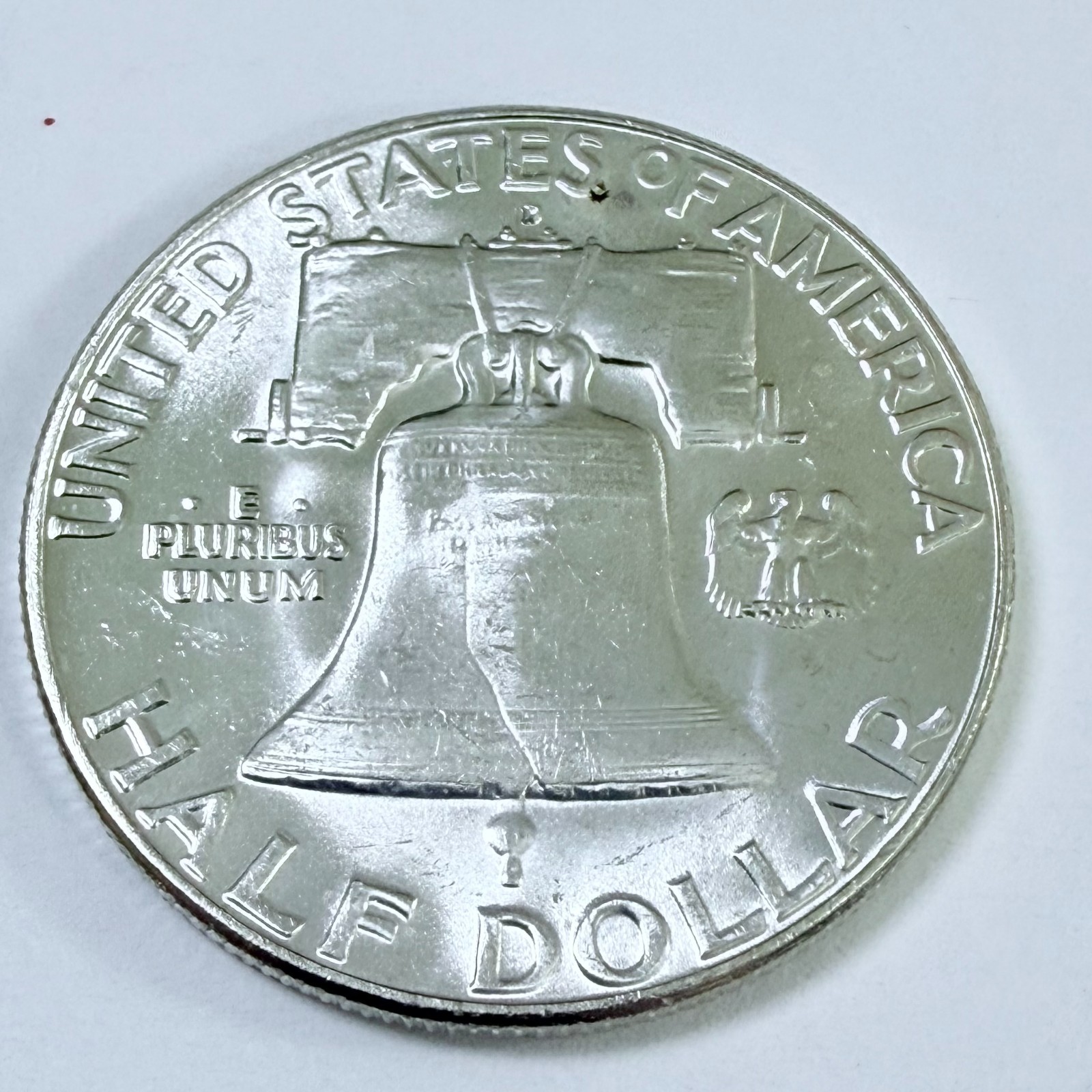 1962-D Franklin Half Dollar GEM/BU Uncirculated 90% Silver AU DETAILS #8019