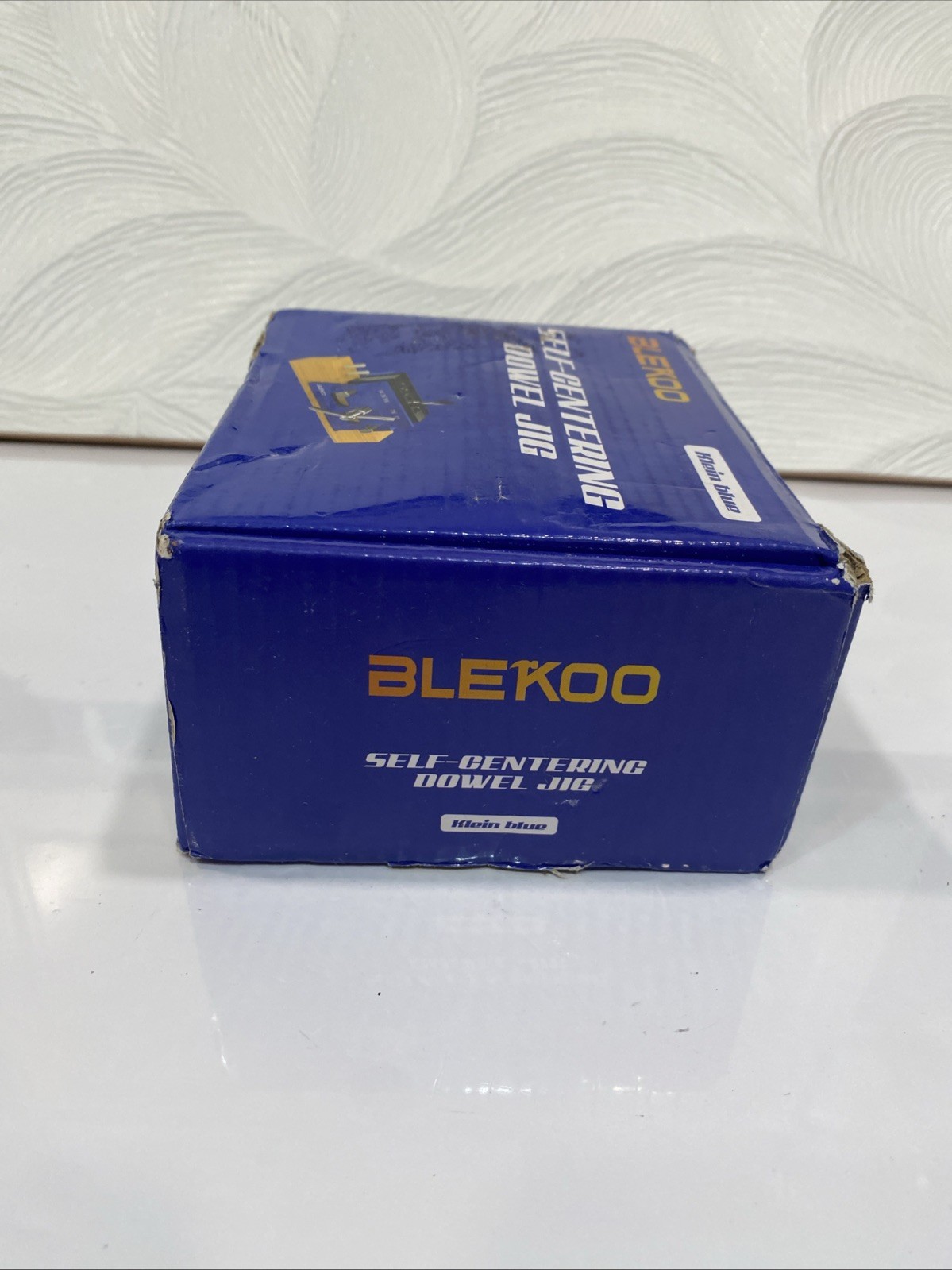 BLEKOO Klein Blue Self-Centering Dowel Jig Blue Precision Woodworking Tool