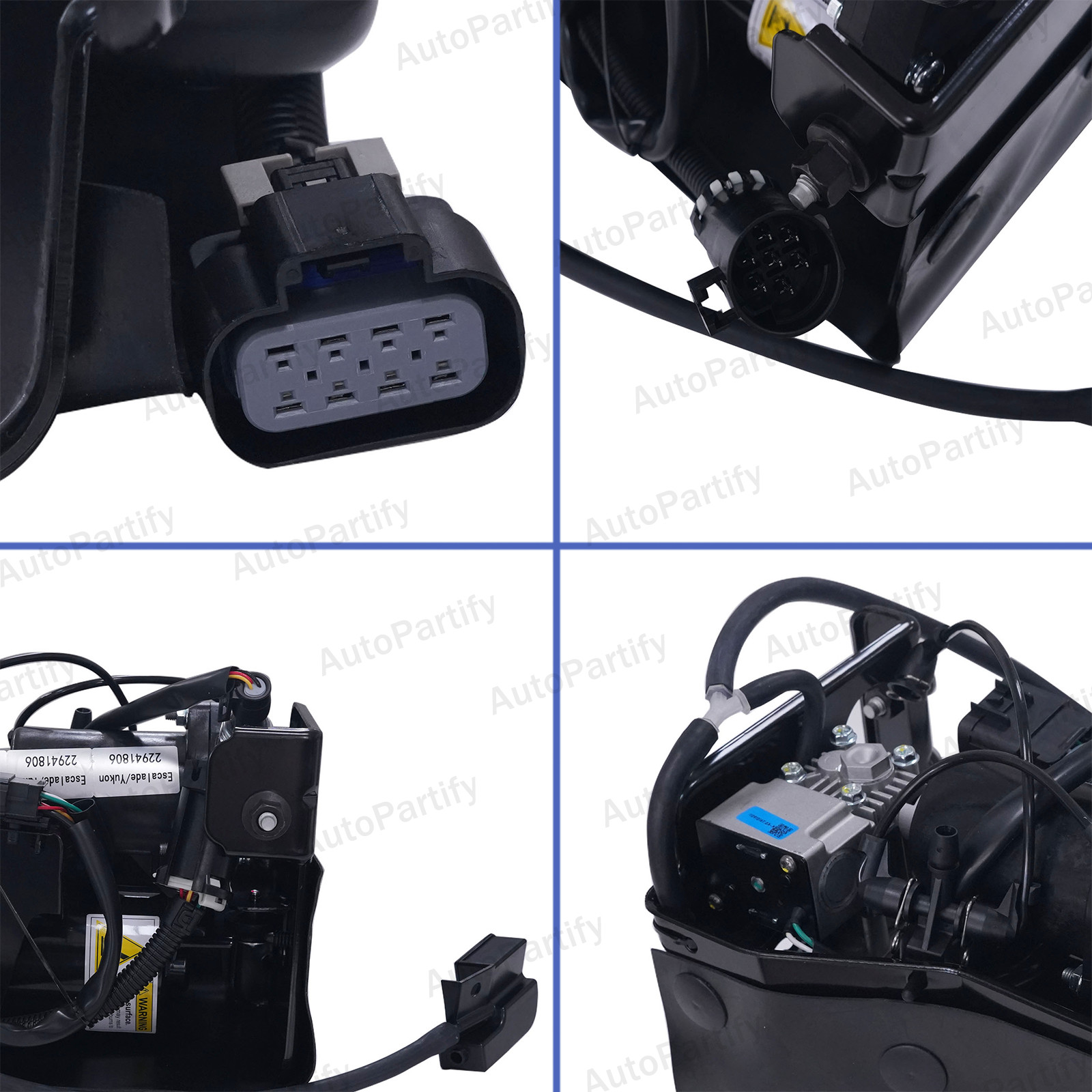 Front Rear shock Absorber & Air Suspension Pump Compressor for Escalade Suburban
