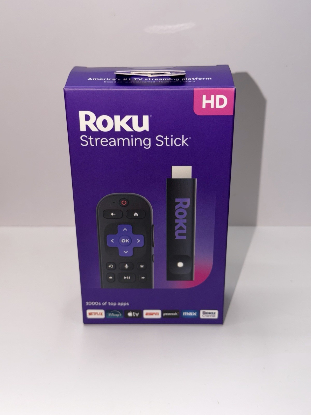 Roku Streaming Stick HD 2025 Model 3840RW Voice Remote Wi-Fi Streaming New